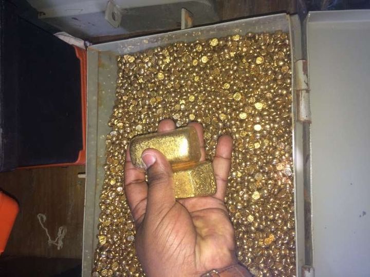 Gold Dust and Coins